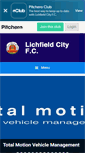 Mobile Screenshot of lichfieldcityfc.co.uk